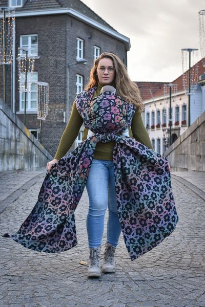 Poppy Duo Sunrise Rainbow Black Grey