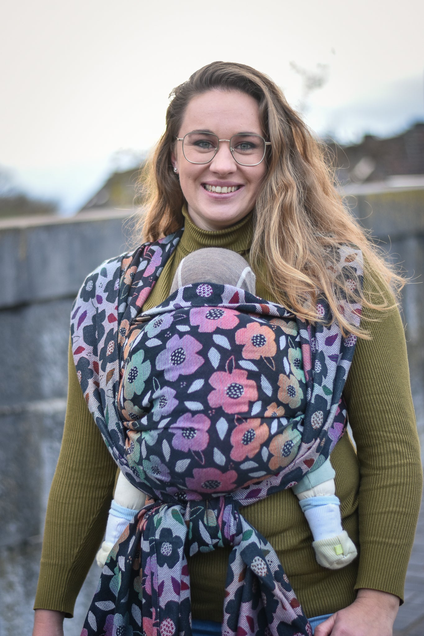 Poppy Duo Sunrise Rainbow Black Grey