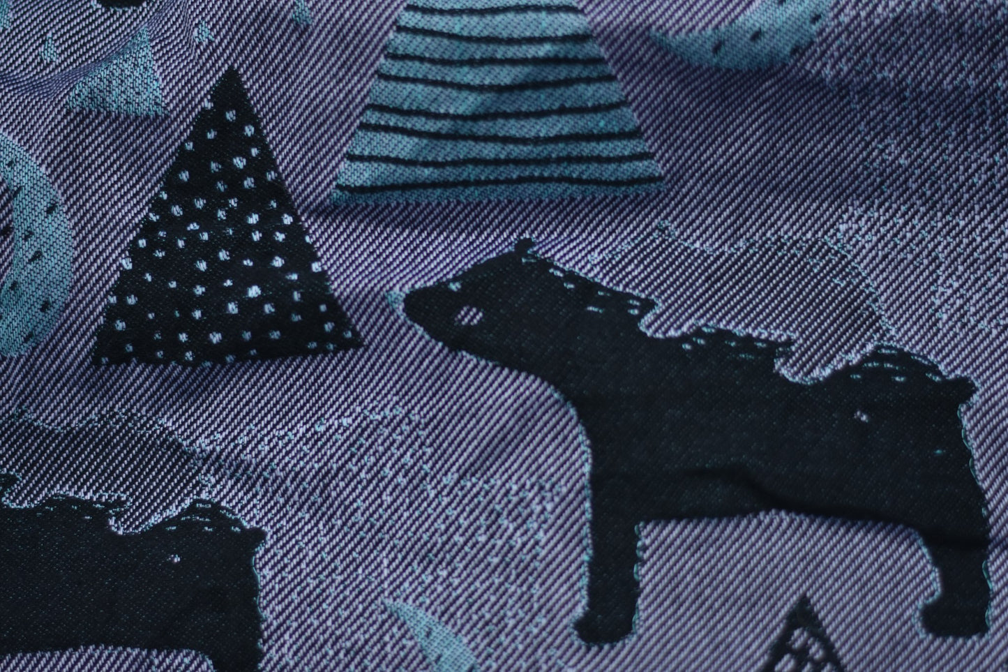 Mama Bear - Black Ice-Blue - Bandolera