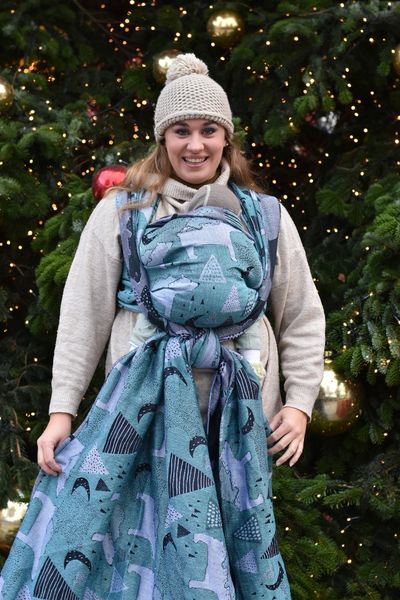 Mama Bear - Black Ice-Blue - Bandolera