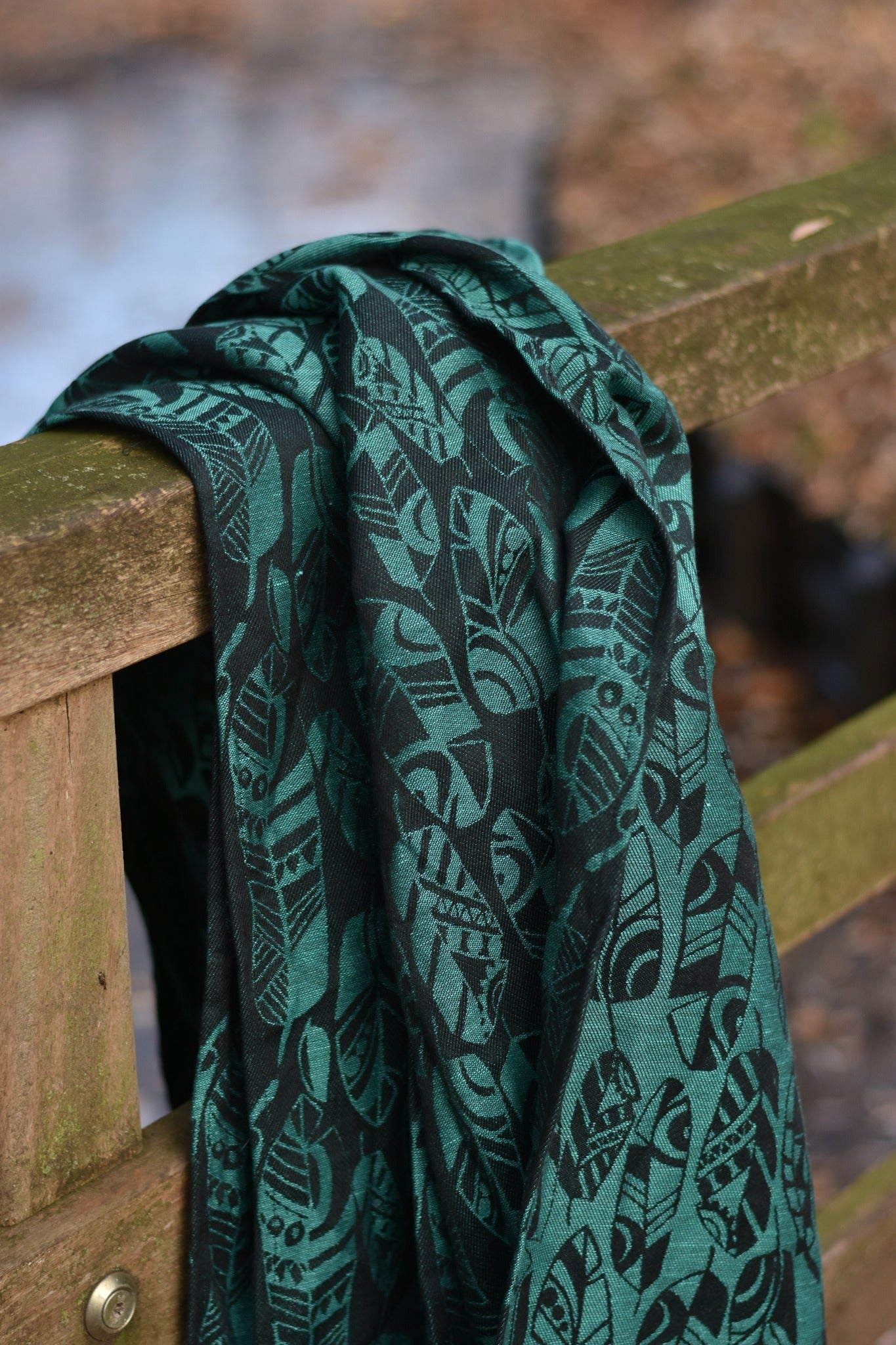 Four Winds Black Malachit Linen Hemp