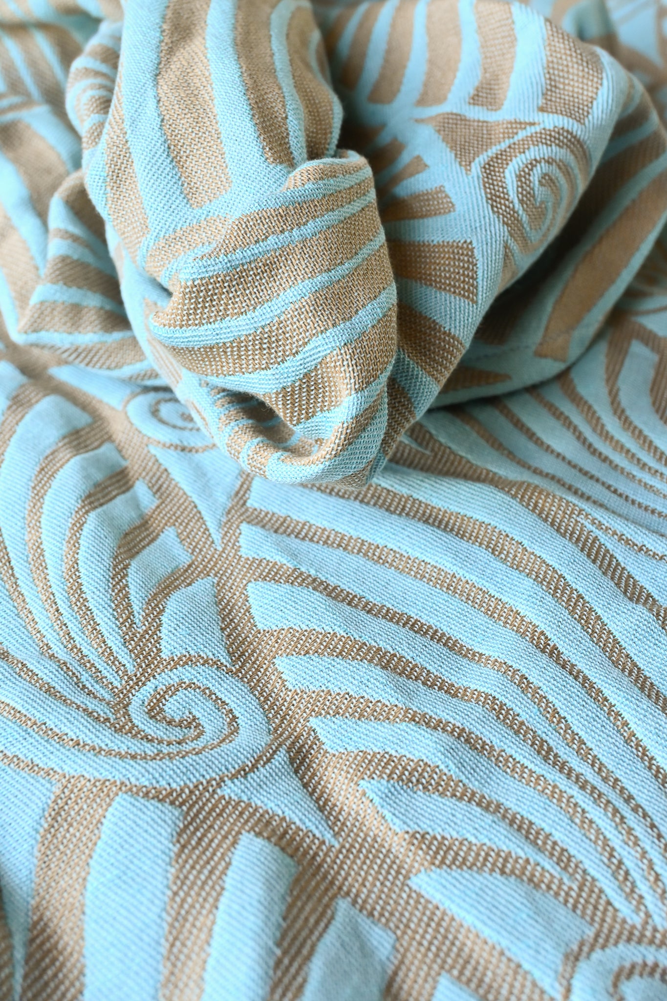 Dandy Duo Silver-Blue Beige Linen