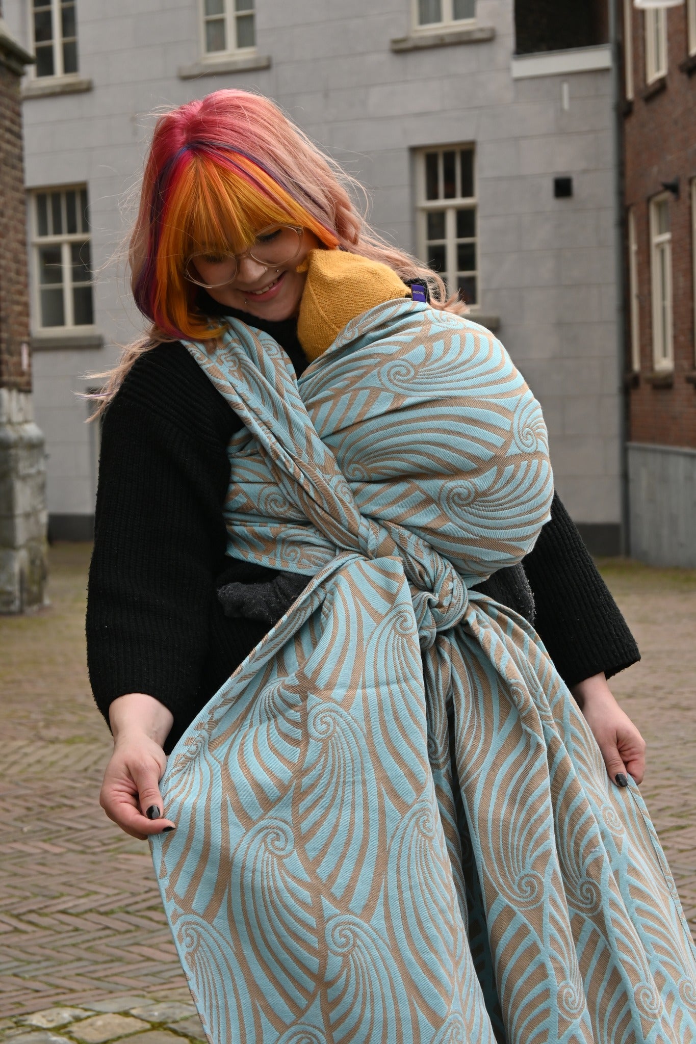 Dandy Duo Silver-Blue Beige Linen