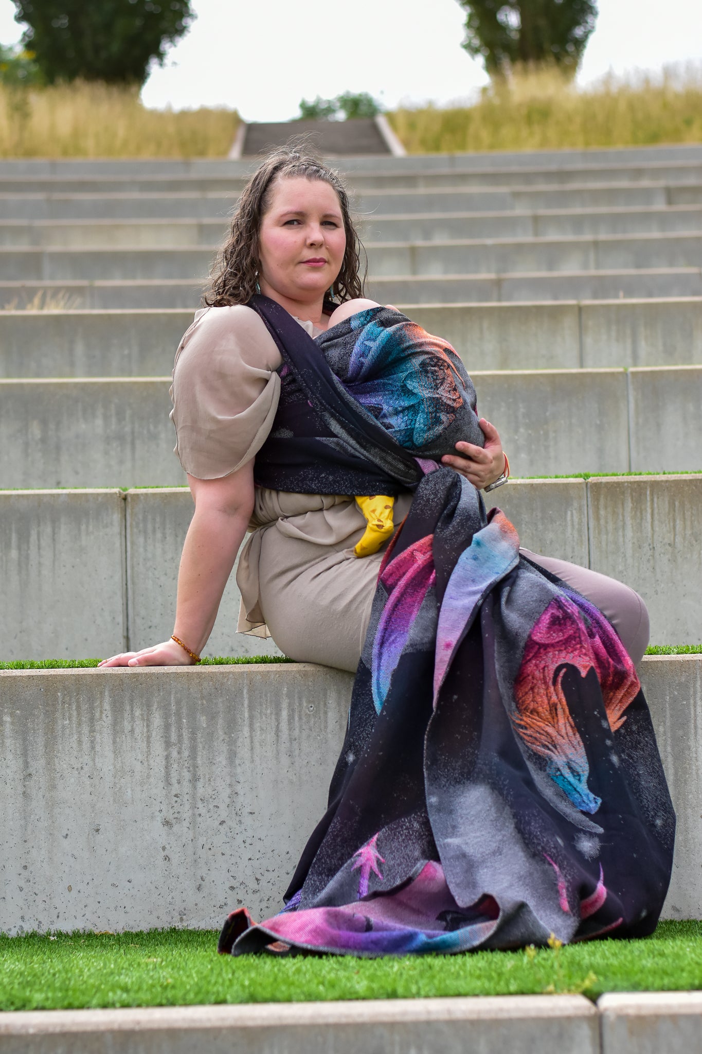 Moonkeeper - Celestial Rainbow Black - Bandolera
