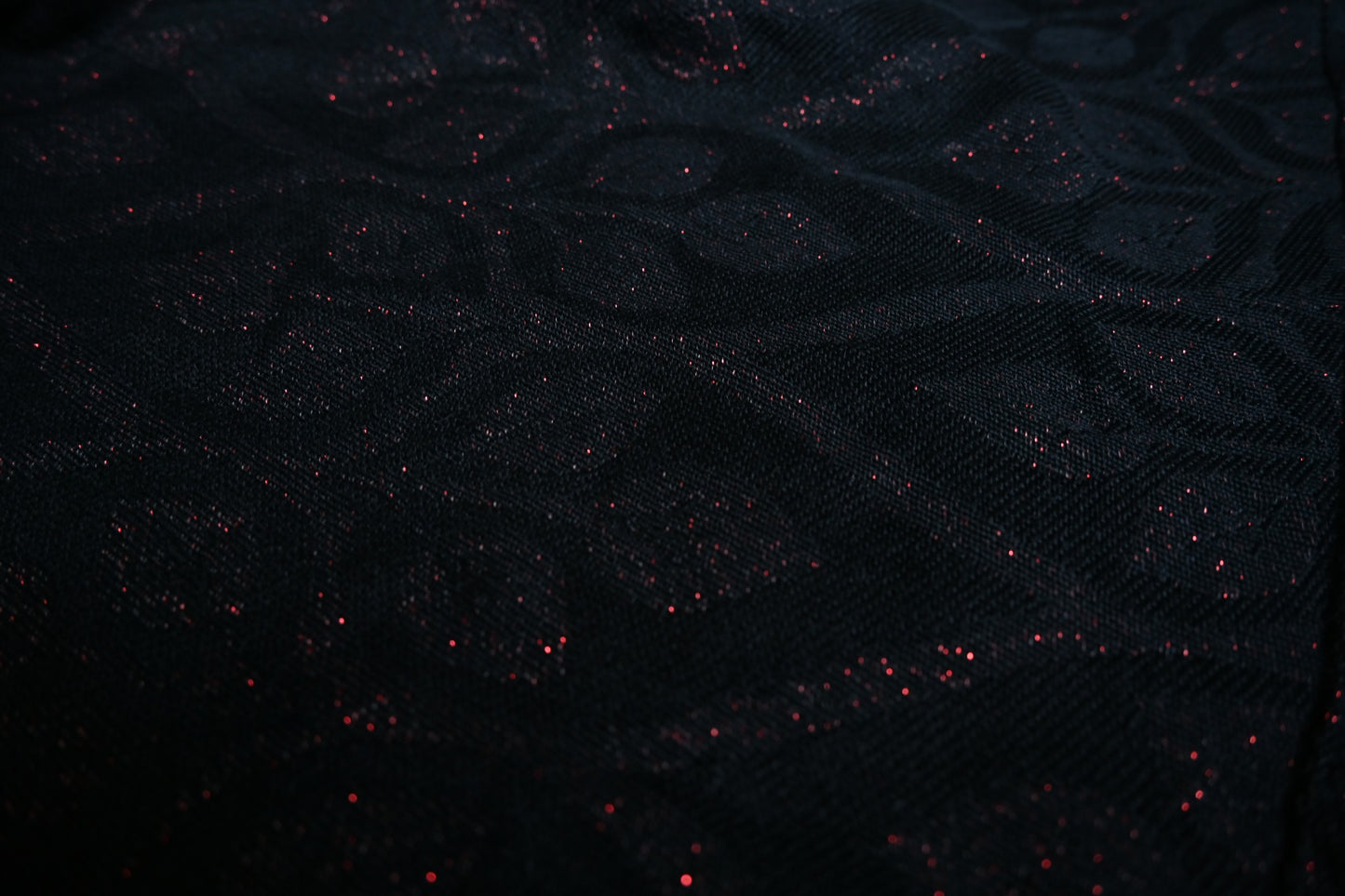 La Vita - Black Alpaca Red Glam - Bandolera