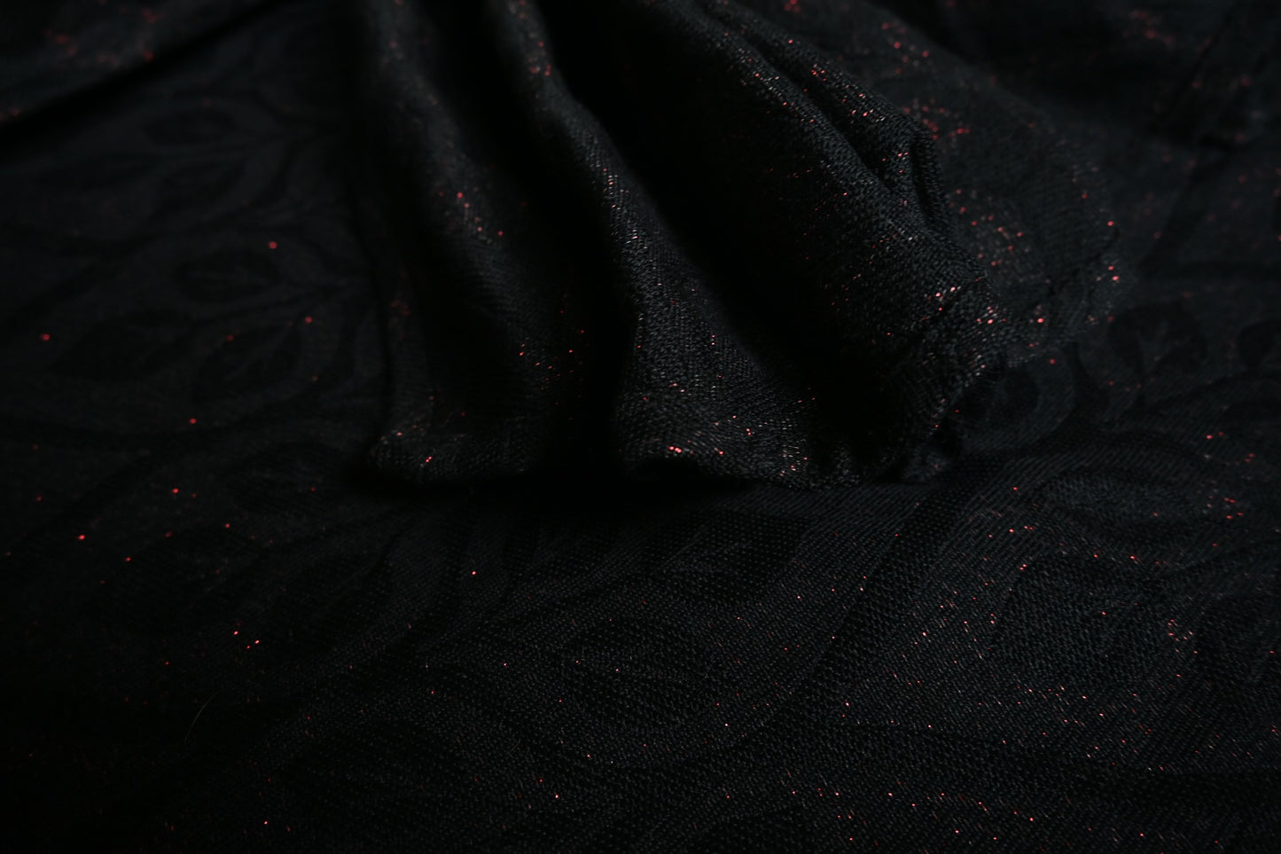 La Vita - Black Alpaca Red Glam - Bandolera