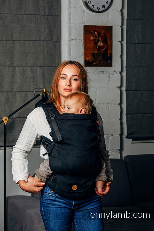 Ebony black - LennyUpGrade Linea Básica - Mochila ergonómica