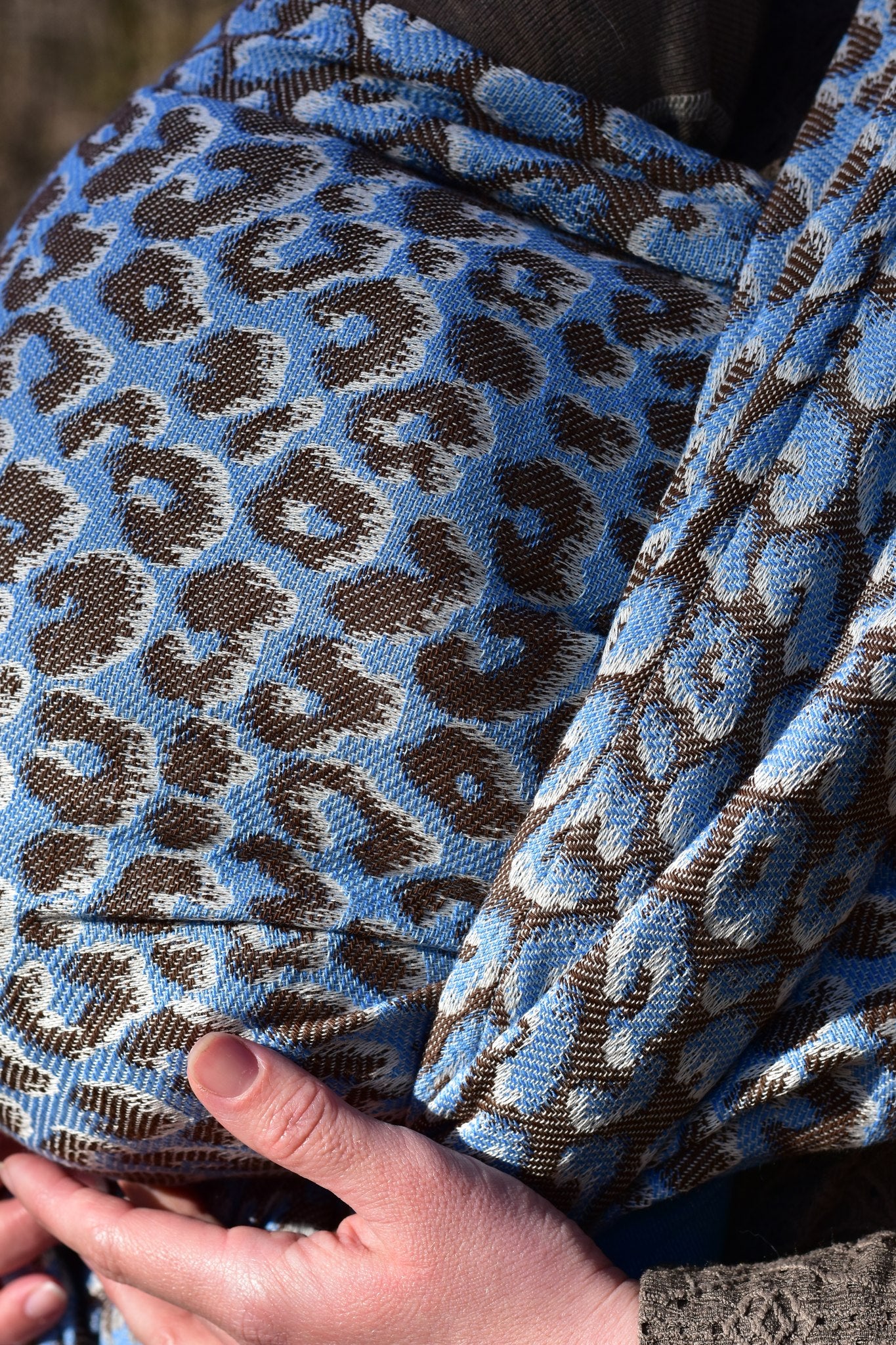Brown Light-Blue Silk - Talla 6