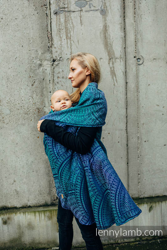 Peacock's Tail Provance - Long Cardigan