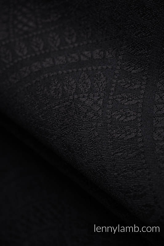 Peacock's Tail Pitch Black - Long Cardigan