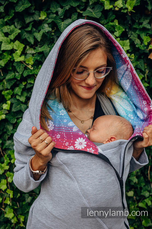 Dragonfly Rainbow Light - Sudadera asimétrica