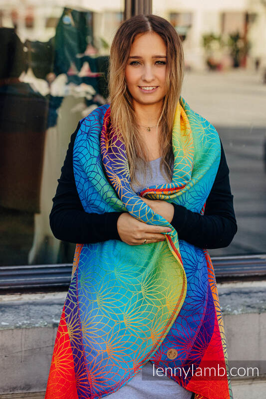 Rainbow Lotus - Long Cardigan