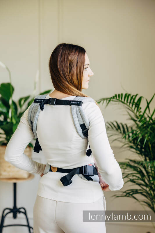 Grey - LennyLight Linea Básica - Mochila Ergonómica