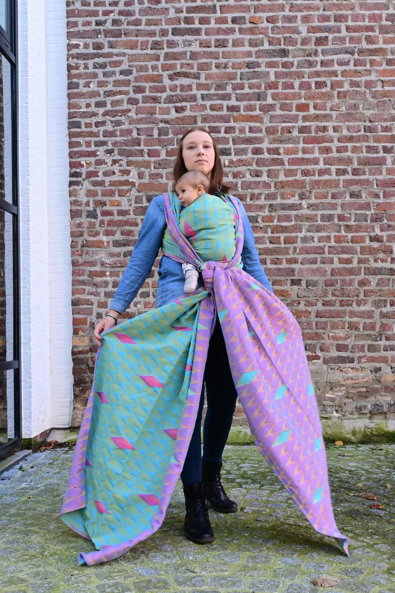 Kite - Yellow Blue Pink - Bandolera