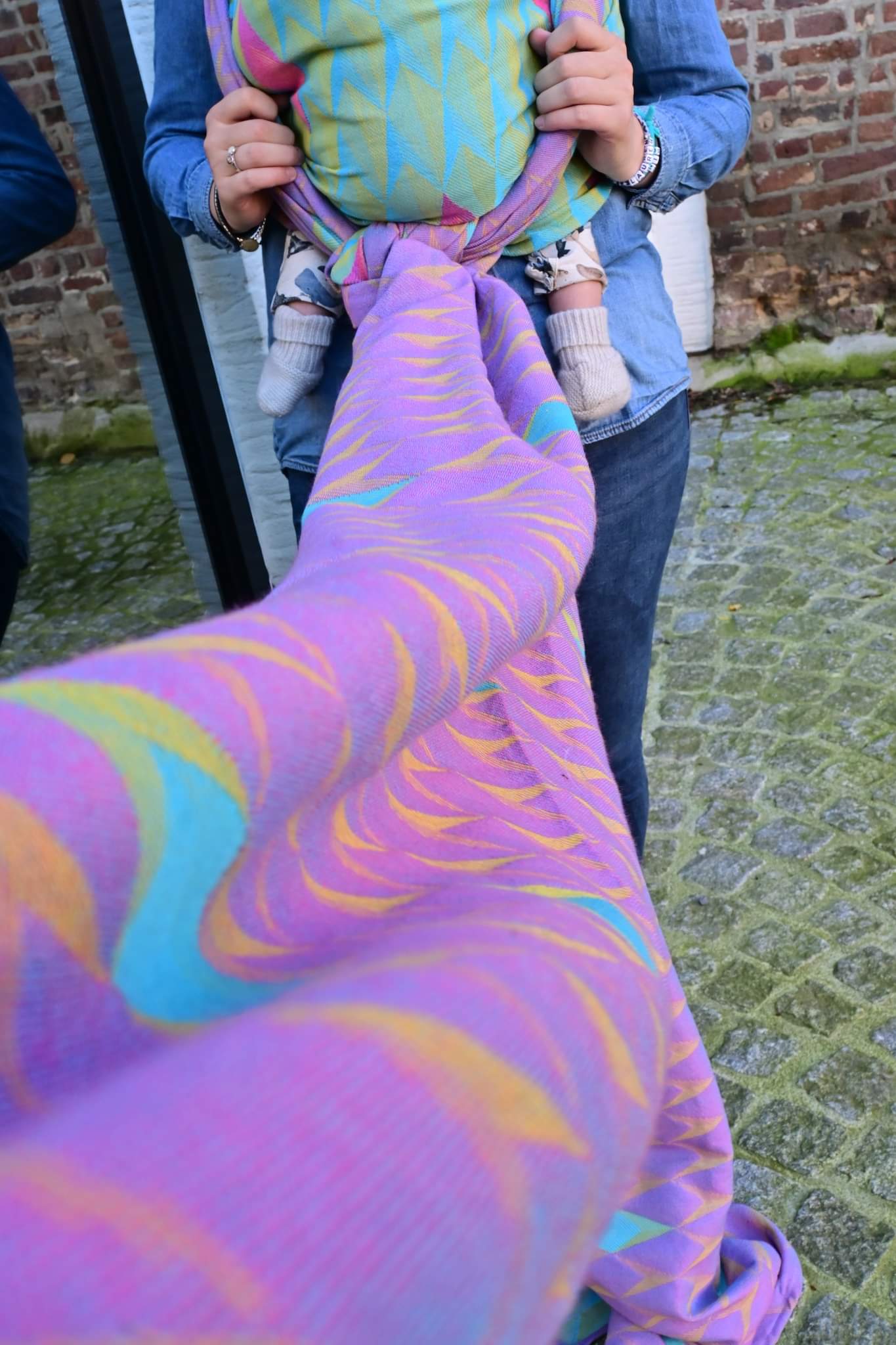 Kite - Yellow Blue Pink - Bandolera