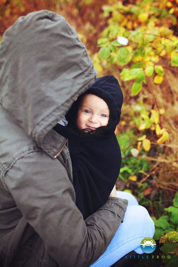 Cossy Frog Fleece - BLACK