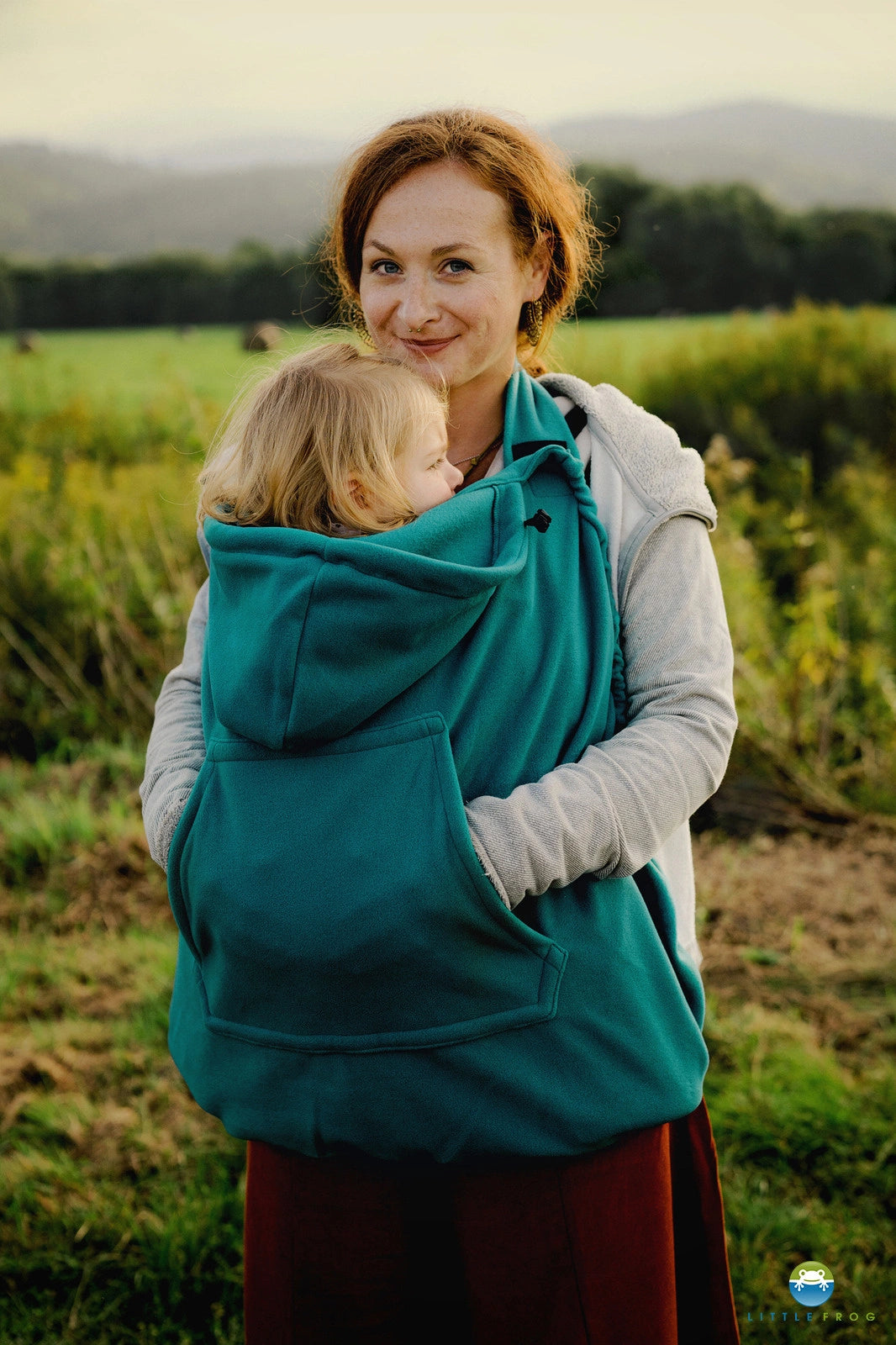 Cossy Frog Fleece - TEAL