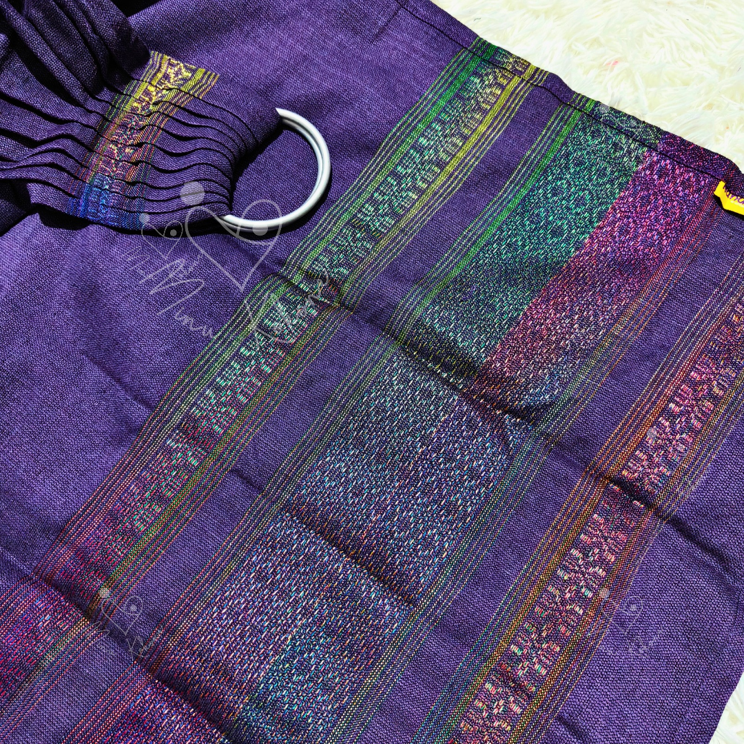 Bandolera Cenefa Arcoiris - Morado