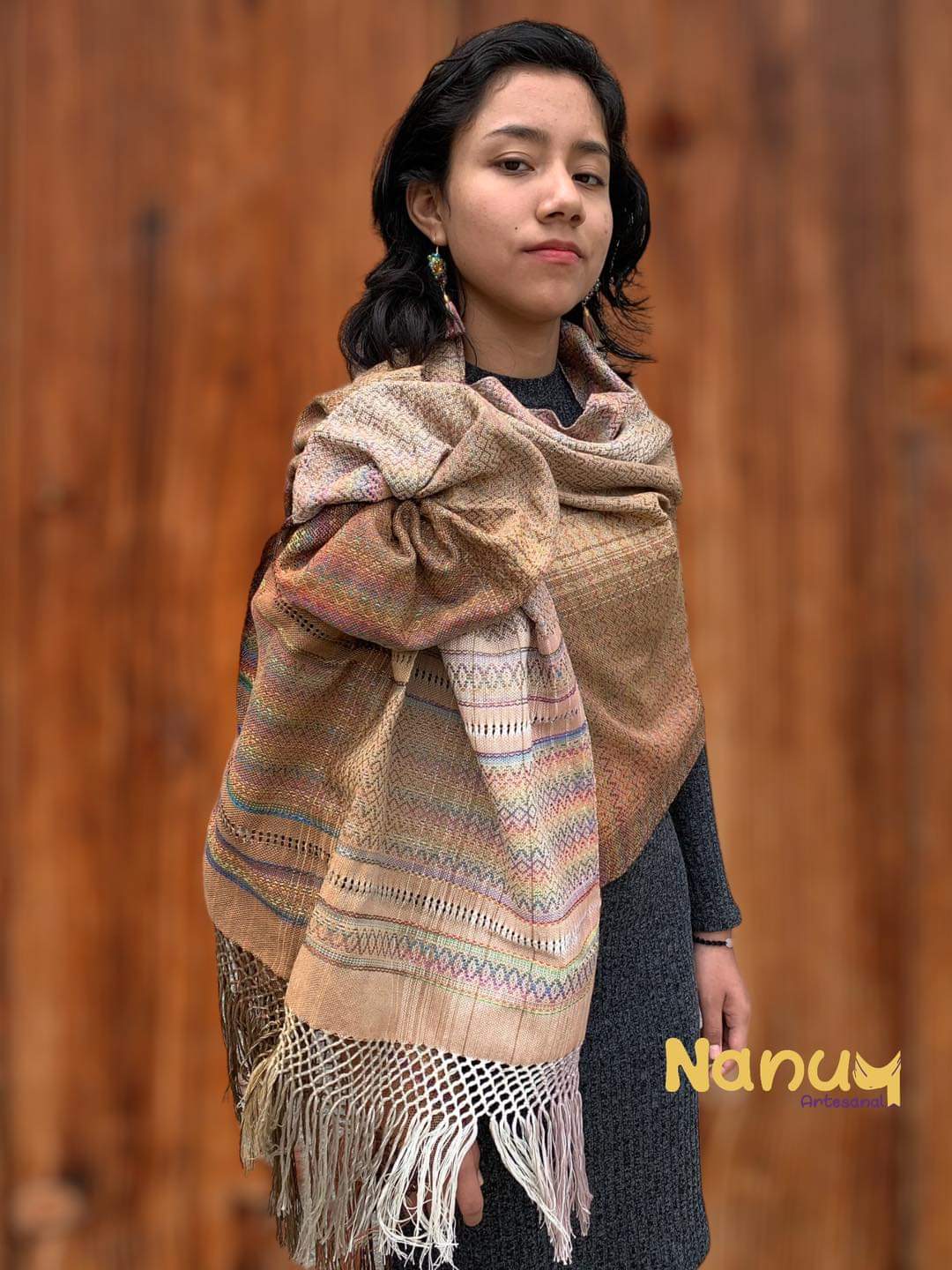Rebozo Labrado Degradado
