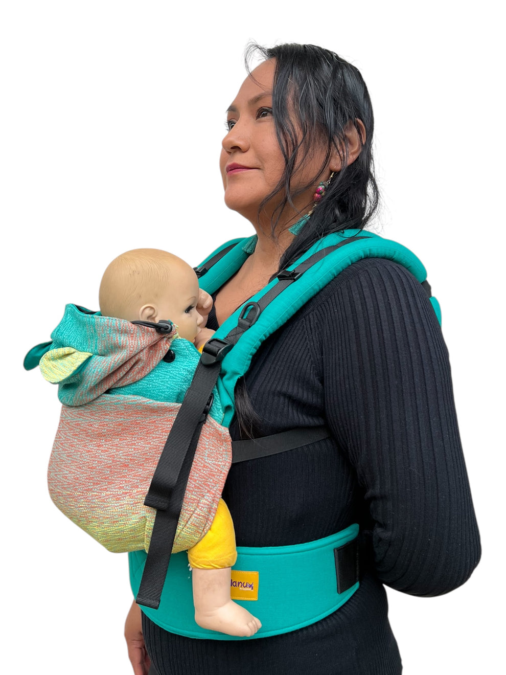 Mochila Lino con artesanal - Baby - Nanuu Artesanal