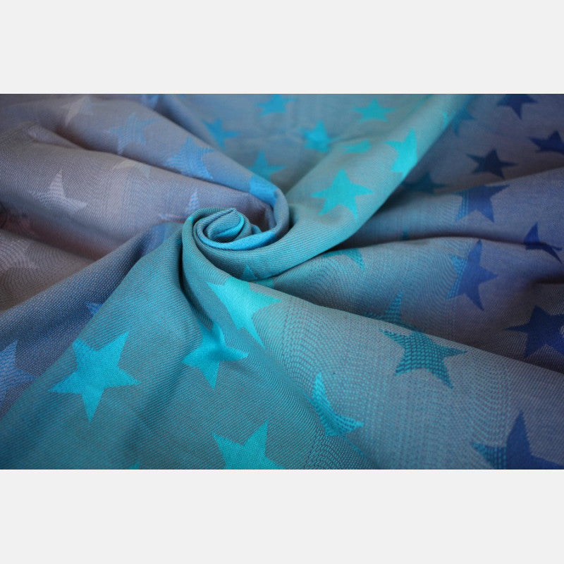 Stars Aqua Grad Grey - Bandolera