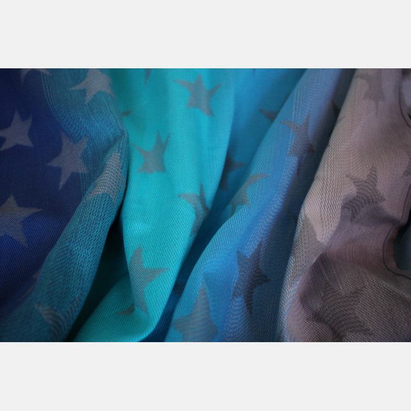 Stars Aqua Grad Grey - Bandolera