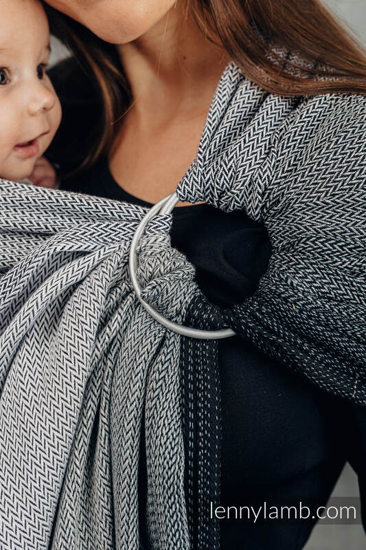 Little Herringbone Ombre Grey