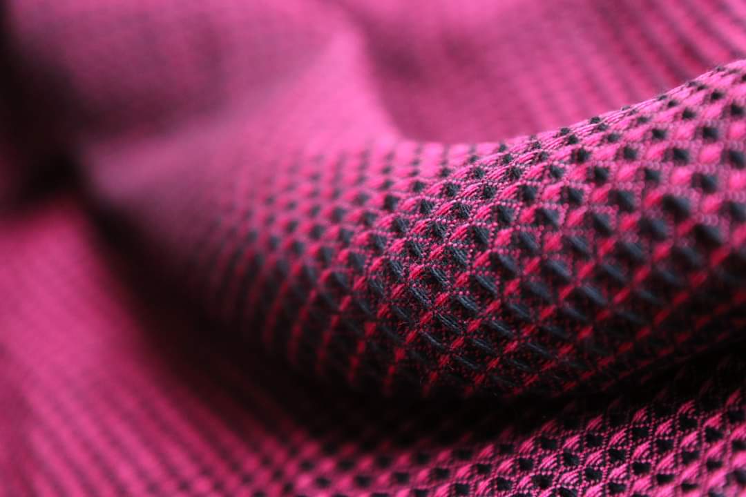 Waffles Balck pink - Bandolera