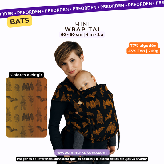 It's  Bats - Harvest Moon - Wrap Tai - PREORDEN