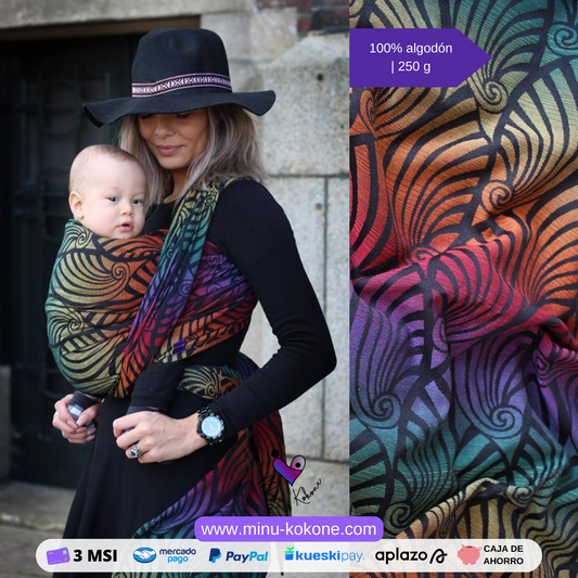 Dandy Black Autumn Rainbow - Bandolera