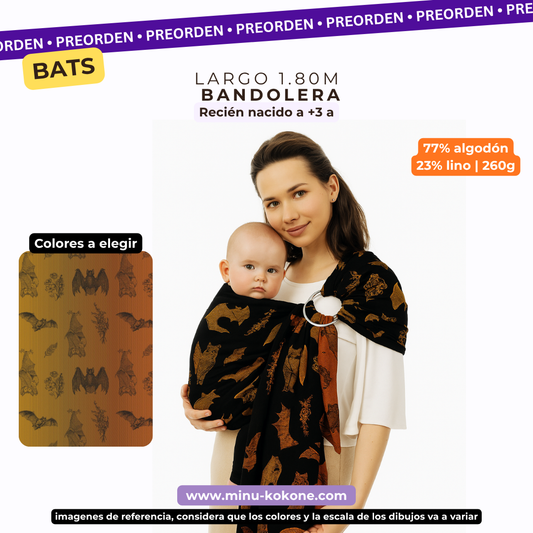 It's  Bats - Harvest Moon - Bandolera 1.80m - PREORDEN