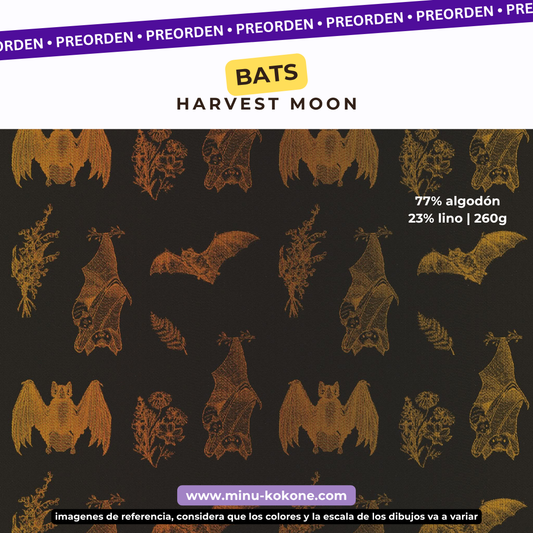It's  Bats - Harvest Moon - Bandolera 2.1 m - PREORDEN