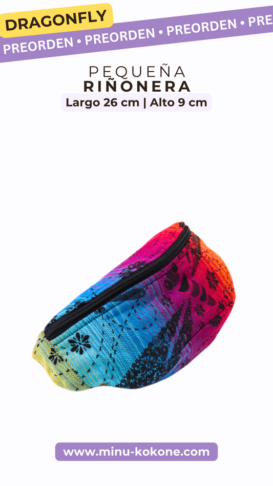 Dragonfly Rainbow Dark - Waist Bag - PREORDEN