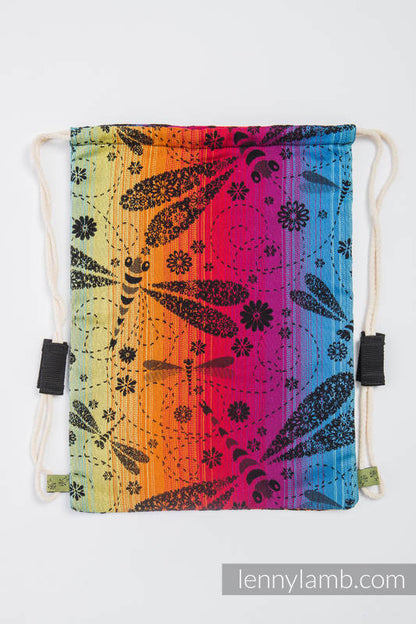 Dragonfly Rainbow Dark - Sackpack - PREORDEN