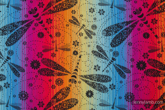Dragonfly Rainbow Dark - Long Cardigan - PREORDEN