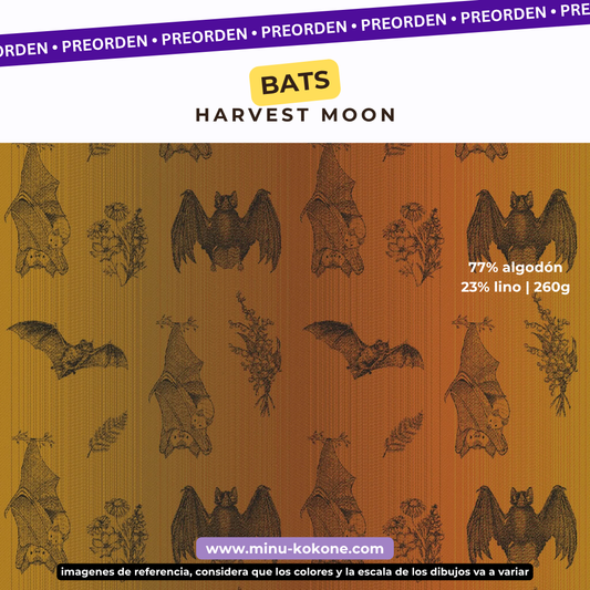 It's  Bats - Harvest Moon - Shawl - PREORDEN