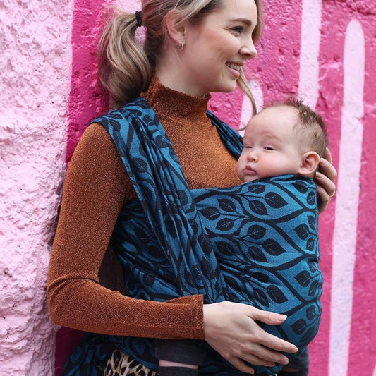 La Vita Blue-Black Linen - Bandolera