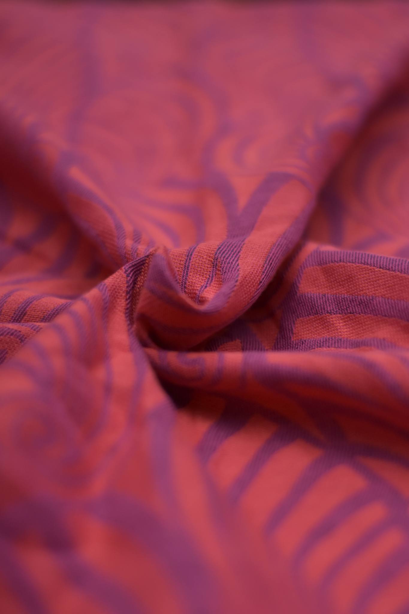 Dandy Duo Fuchsia Purple Orange Modal Linen