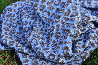Pussycat - Brown Light-Blue Silk - Bandolera