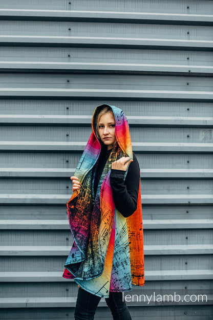 Symphony Rainbow Dark - Long Cardigan