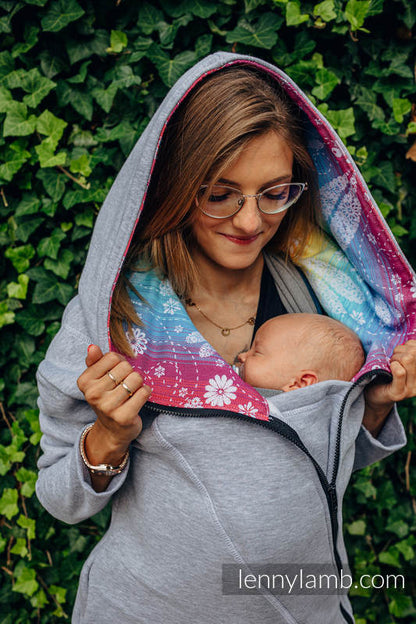 Dragonfly Rainbow Light - Sudadera asimétrica