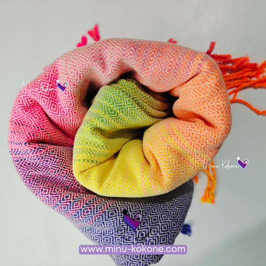 Fular - Talla 6 - Florecer Blanco