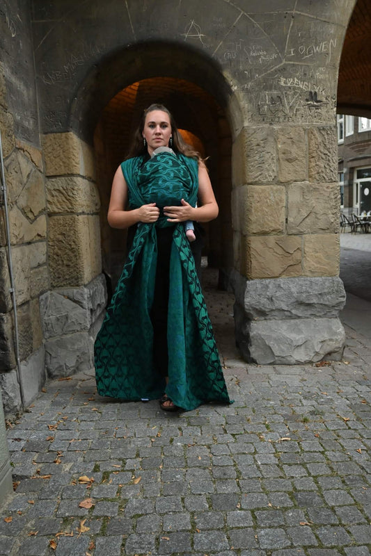 La Fleur - Meta Black Green Petrol - Talla 7