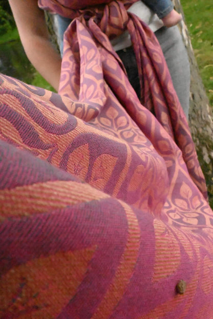 La Vita - Beige pale pink wool - Bandolera