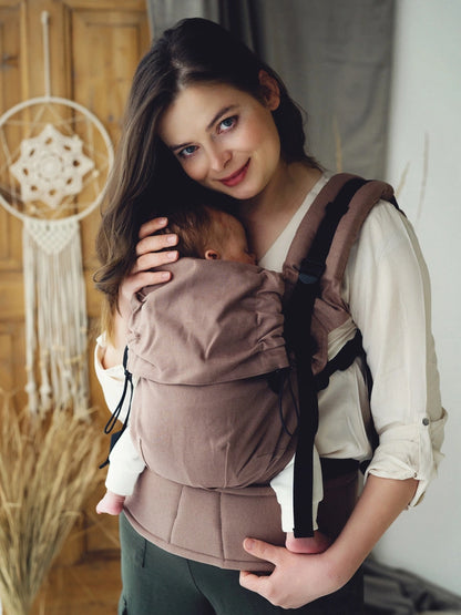 Linen Mocha - Mochila Prime Evolutiva V2