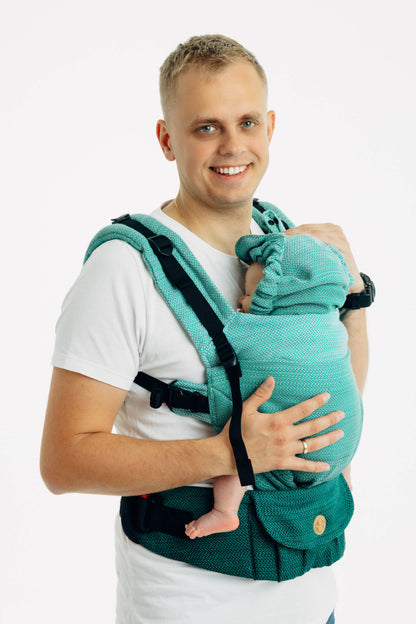 LITTLE HERRINGBONE - OMBRE GREEN | LennyUpGrade PRO