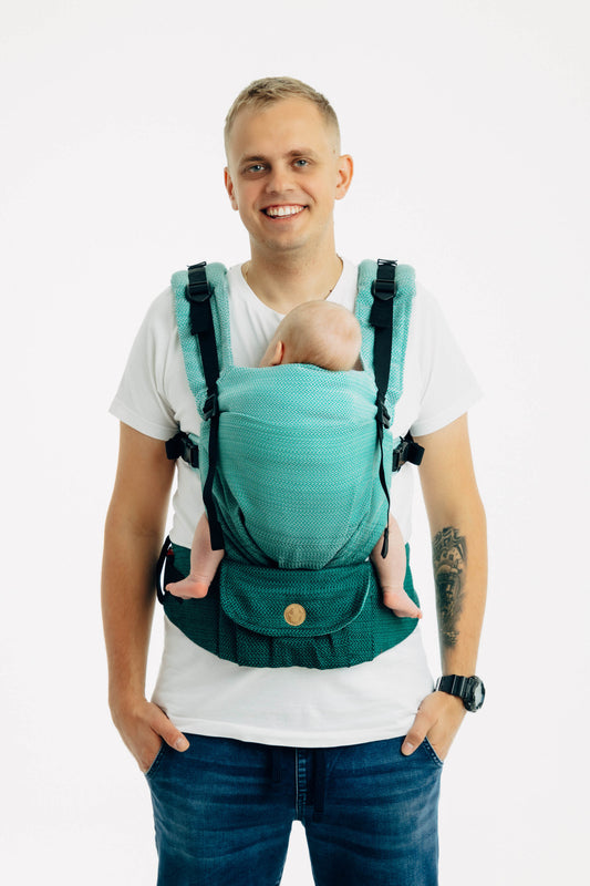 LITTLE HERRINGBONE - OMBRE GREEN | LennyUpGrade PRO