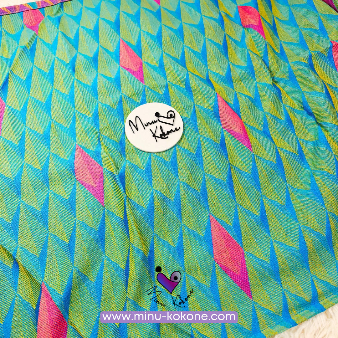 Kite - Yellow Blue Pink - Bandolera