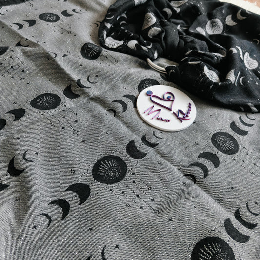 Luna Duo Black Grey Glam - Bandolera