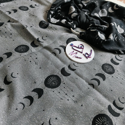 Luna Duo Black Grey Glam - Bandolera